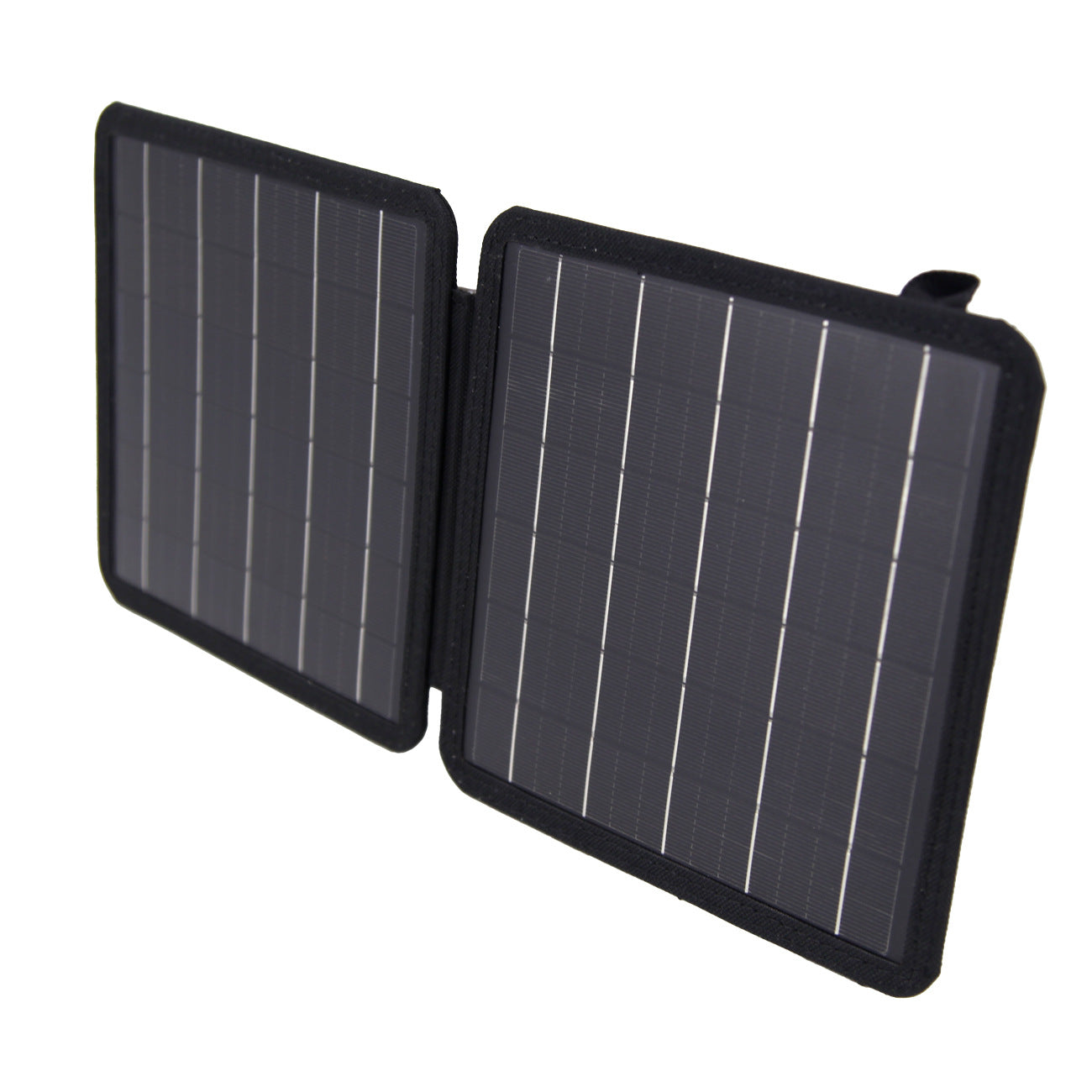 Chargeur solaire portable pliable monocristallin 10 W, port USB + TYEP-C à double sortie