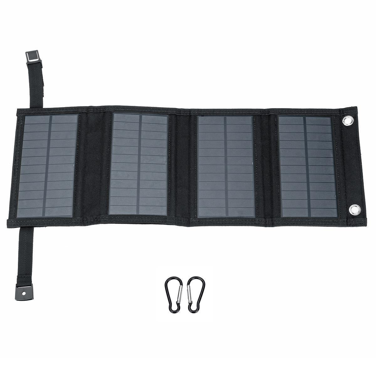 Panneau solaire pliable 10 W | Chargeur solaire USB | Batterie externe portable | Kit solaire de camping