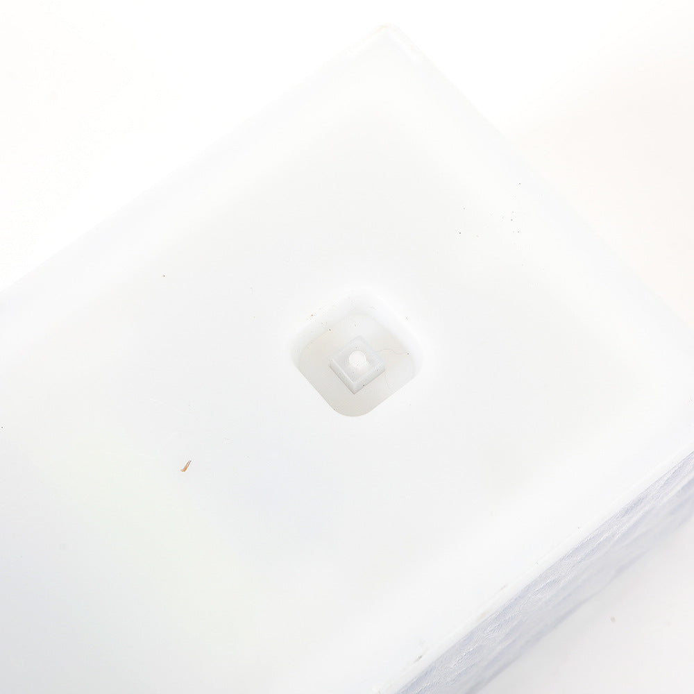 solar rectangular ice brick lamp, suitable for villa, garden, courtyard, stair decoration lamp
