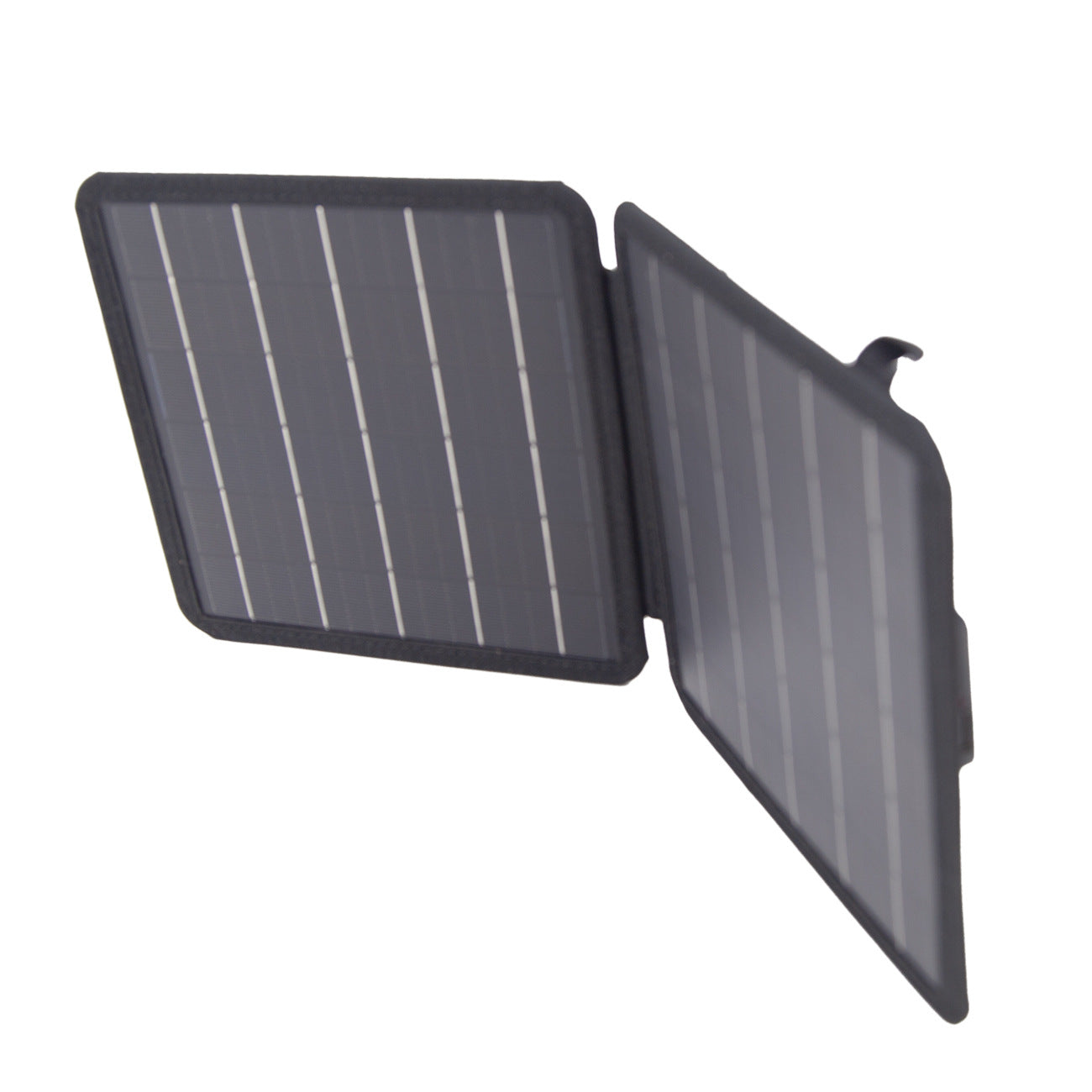 Chargeur solaire portable pliable monocristallin 10 W, port USB + TYEP-C à double sortie