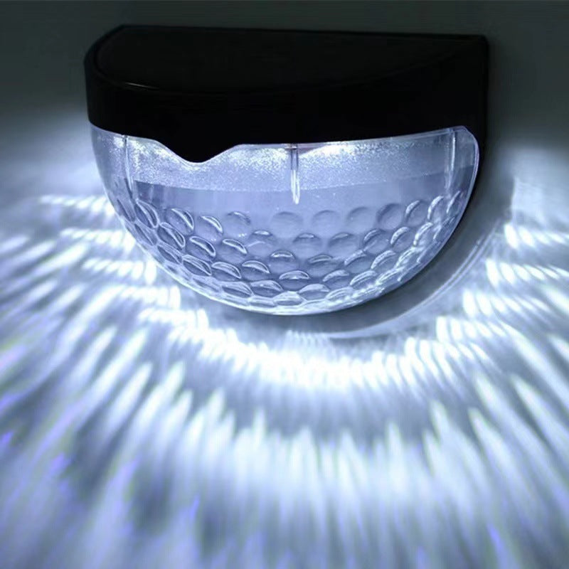 Solar Semicircle Wall Lamp Fence Lamp Stair Light