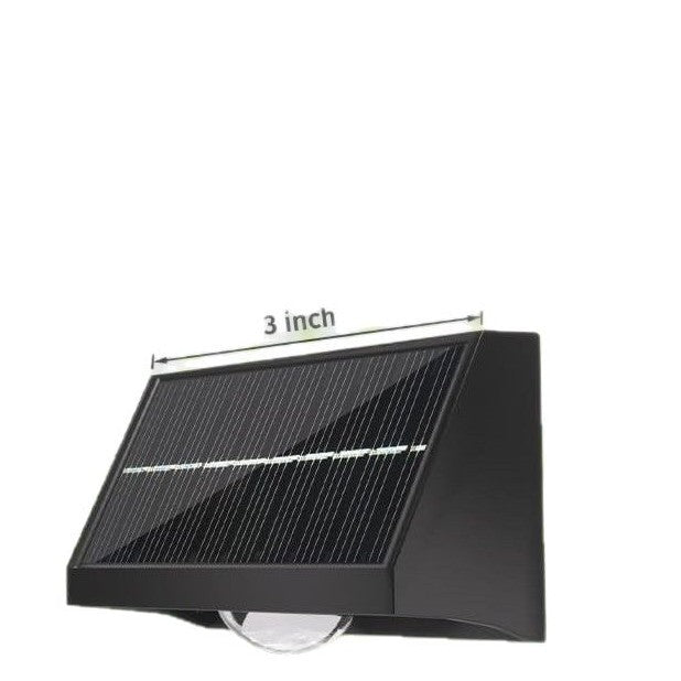 Solar wall light, suitable for exterior walls, steps, automatically turns on after dark