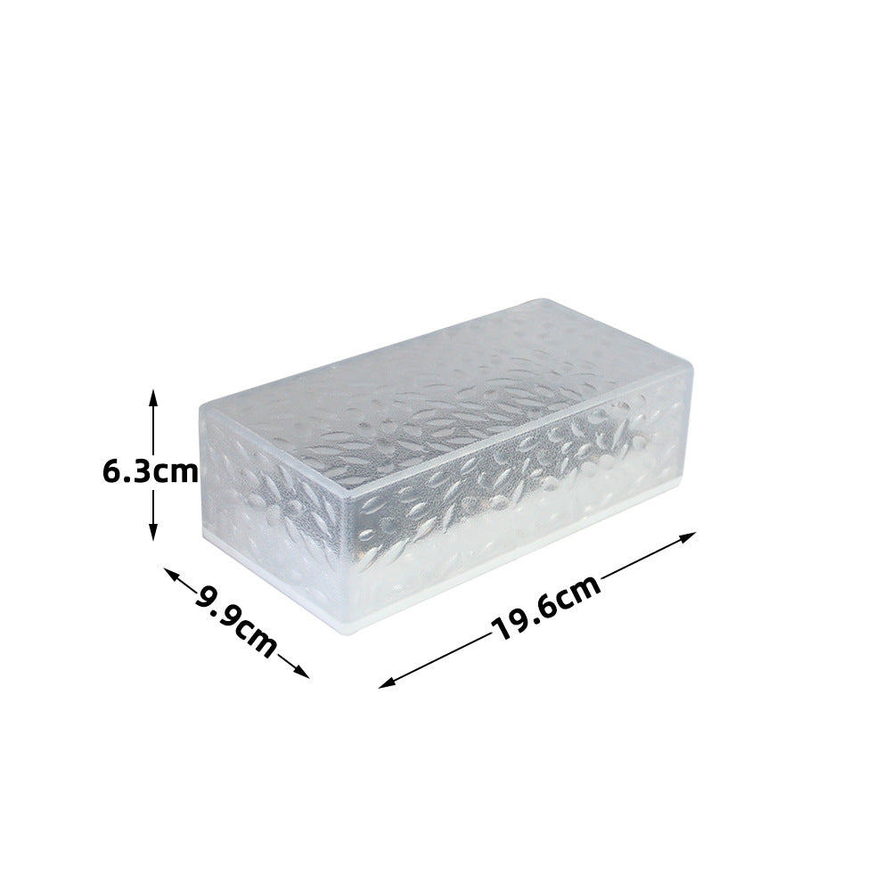 solar rectangular ice brick lamp, suitable for villa, garden, courtyard, stair decoration lamp