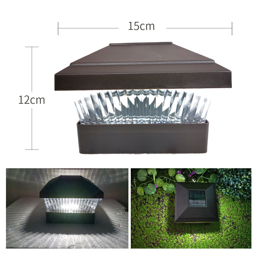 Solar Post Light, Suitable for Doorway, Courtyard, Lawn, Garden