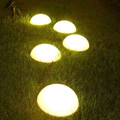 Solar One-Drag Five-Hemisphere Lights Outdoor LED Lights