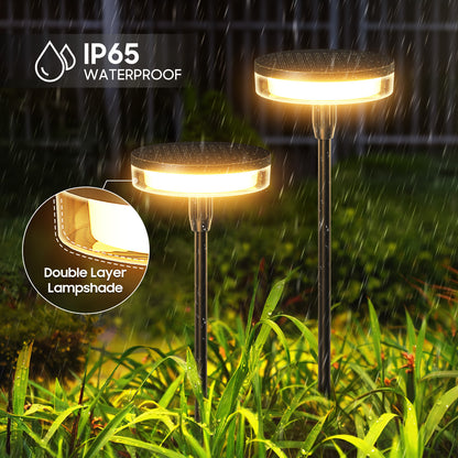 Solar Powered Swing LED Stake Light – Waterproof Garden Decoration Lamp for Lawn, Villa & Landscape
