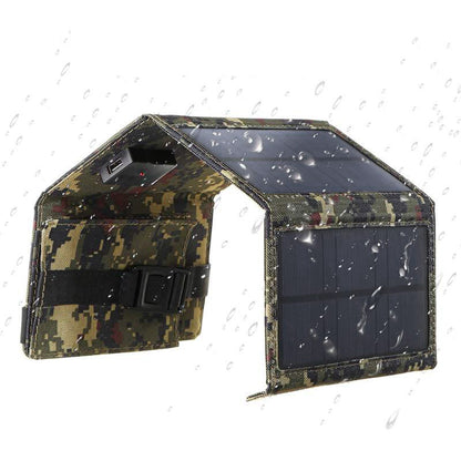 10W Foldable Solar Panel | USB Solar Charger | Portable Outdoor Power Bank | Solar Camping Kit
