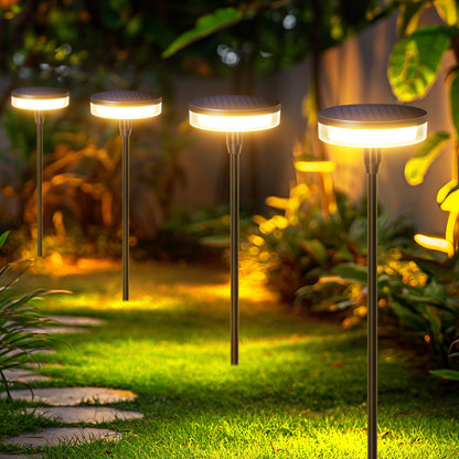 Solar Powered Swing LED Stake Light – Waterproof Garden Decoration Lamp for Lawn, Villa & Landscape