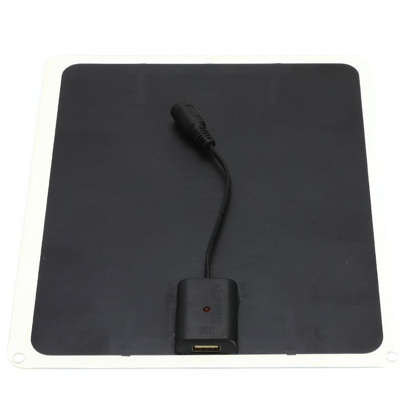Single Crystal 5.5W Outdoor Solar Panel Car Solar Fan Mobile Phone Portable Charging Panel