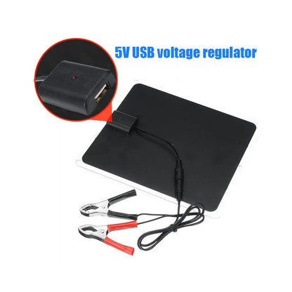 Single Crystal 5.5W Outdoor Solar Panel Car Solar Fan Mobile Phone Portable Charging Panel