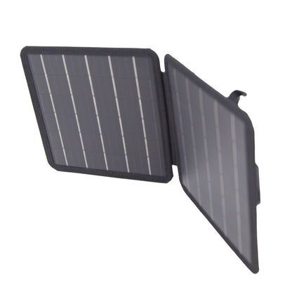 Single Crystal Solar Folding Bag 10W Portable Solar Charger USB + TYEP-C Dual Output Port