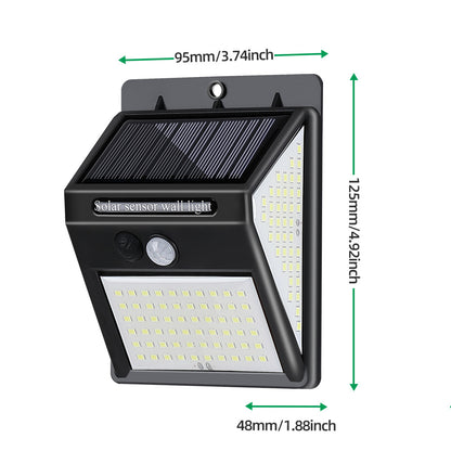 Solar Human Body Sensor Wall Light Outdoor Indoor Garden LED Light