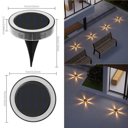 Solar Floor Lamp, Outdoor Courtyard Garden Lawn Lamp