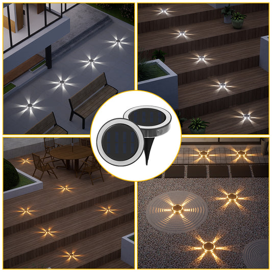 Solar Floor Lamp, Outdoor Courtyard Garden Lawn Lamp