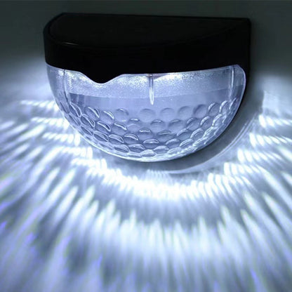 Solar Semicircle Wall Lamp Fence Lamp Stair Light