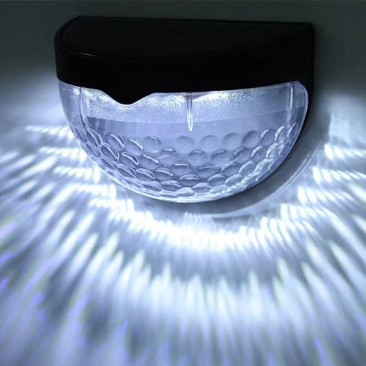 Solar Semicircle Wall Lamp Fence Lamp Stair Light