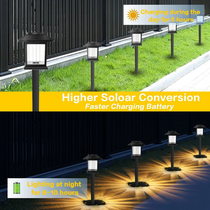 Neu Outdoor Regen Solar LED Rasen Lampe Kleine Wohnung Licht Kleine Platz Kleine GD Garten Lampe