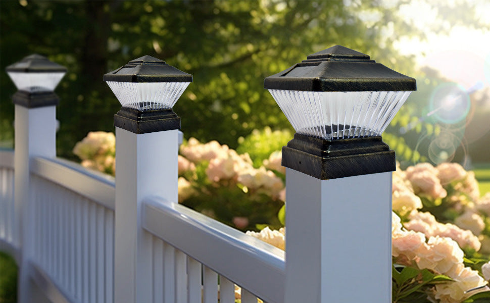 Solar Post Light, Suitable for Doorway, Courtyard, Lawn, Garden