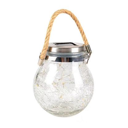 Solar Crack Bottle Light Mason Bottle Villa Courtyard Garden Yard Balcony Hanging Tree Wishing Lamp