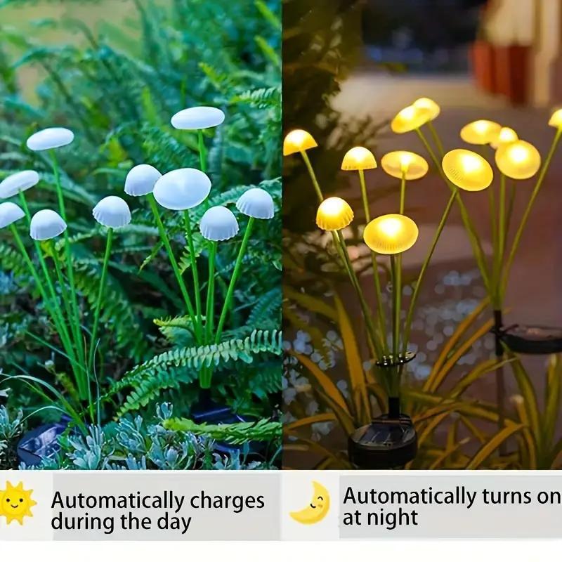 Solar LED Jellyfish Lamp, Outdoor Courtyard Lawn Ambience Light