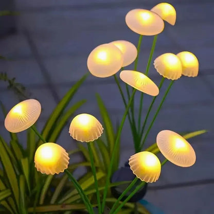 Solar LED Jellyfish Lamp, Outdoor Courtyard Lawn Ambience Light