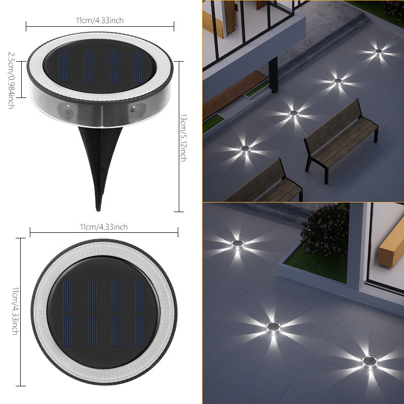 Solar Floor Lamp, Outdoor Courtyard Garden Lawn Lamp