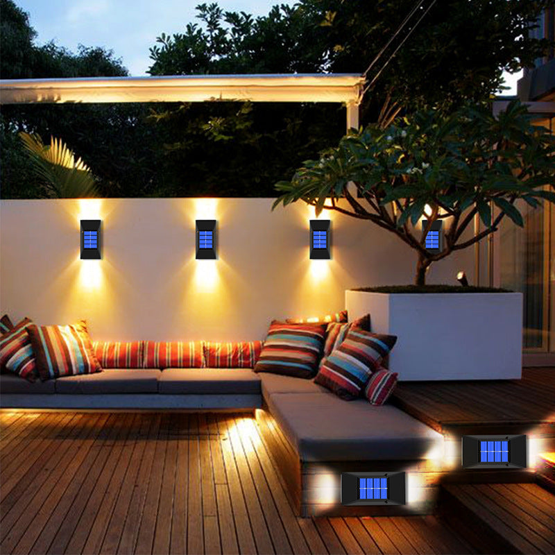 Solar Wall Light, Outdoor IP65 Protection Garden Courtyard Stair Decoration Fence Light
