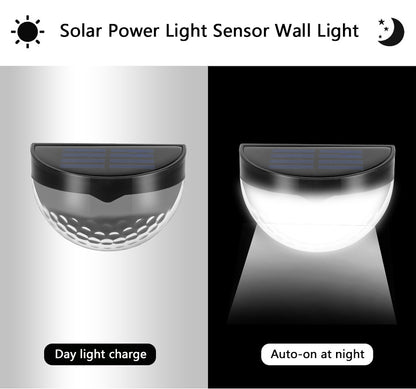 Solar Semicircle Wall Lamp Fence Lamp Stair Light