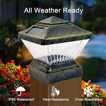 Solar Post Light, Suitable for Doorway, Courtyard, Lawn, Garden
