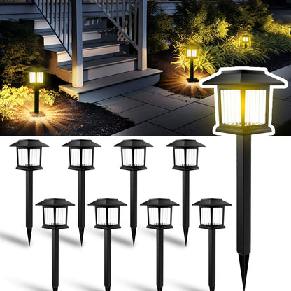 Neu Outdoor Regen Solar LED Rasen Lampe Kleine Wohnung Licht Kleine Platz Kleine GD Garten Lampe