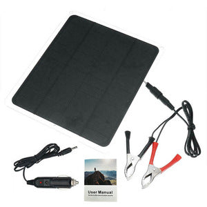 Single Crystal 5.5W Outdoor Solar Panel Car Solar Fan Mobile Phone Portable Charging Panel