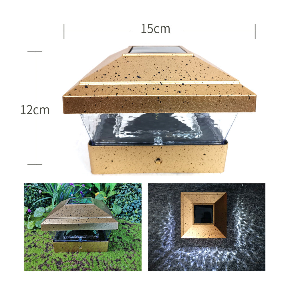 Solar Post Light, Suitable for Doorway, Courtyard, Lawn, Garden