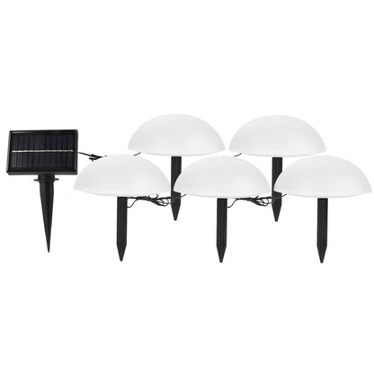Solar One-Drag Five-Hemisphere Lights Outdoor LED Lights