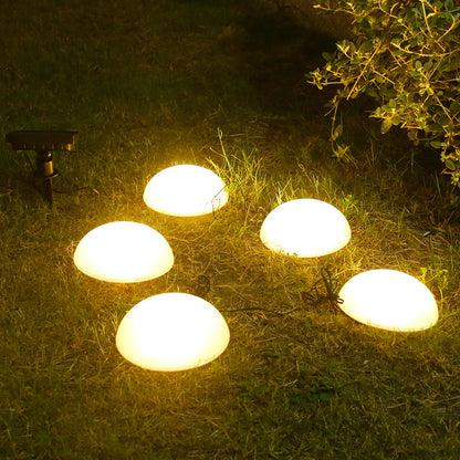 Solar One-Drag Five-Hemisphere Lights Outdoor LED Lights