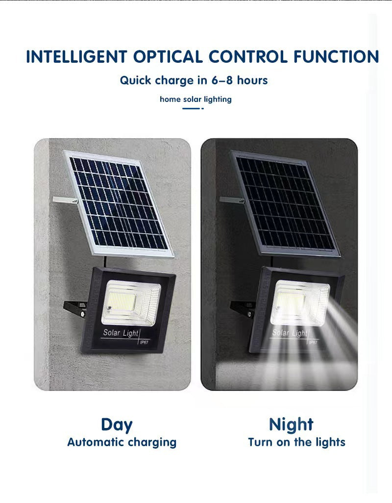500W Solar Lamp, Outdoor Courtyard Split Street Lamp