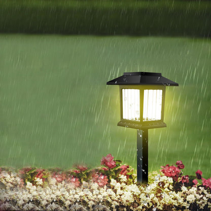 Neu Outdoor Regen Solar LED Rasen Lampe Kleine Wohnung Licht Kleine Platz Kleine GD Garten Lampe